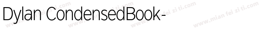 Dylan CondensedBook字体转换